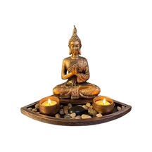 Suntek Süsler Bahçe Odası B Için Mumluk Reçine Tay Doğal