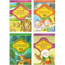 Ezop Masalları + Andersen Masalları + La Fontaine Masalları + Nasrettin Hoca Fıkraları (4 Kitap)