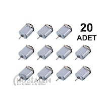 20 Adet. Deney Motoru. Dc Motor. Mini Motor. Elektrik Motoru