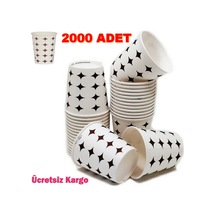 2000 Adet Karton Bardak 7 Oz Kullan At Karton Bardak Kağıt Bardak