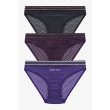 Siyah - Lila - Beyaz