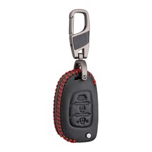 Alisveristime Deri Anahtar Kılıfı Hyundai İ20, İ30, İ35, İx20, İx35 İle Uyumlu Belirtilmemiş