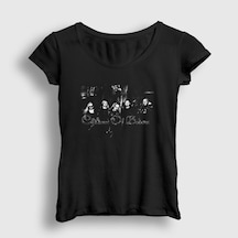 Presmono Kadın Monochrome Children Of Bodom T-shirt Siyah