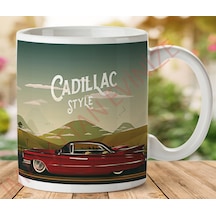 1-089 Cadillac Style İki Tarafı Baskılı Kupa Bardak.jpg