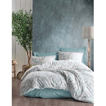 Cotton Box Modeline Ranforce Lendell Mint Çift Kişilik Nevresim T Mint Yeşil