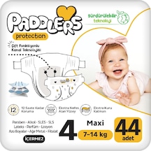 Protection Bebek Bezi 4 Numara Maxi (7-14 Kg) 44 Adet – Jumbo Paket, Maksimum Koruma