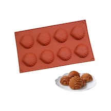 Silikon Kek Muffin Çikolata Sabun Mum Epoksi Kalıbı Silikon Kalıp Kiremit