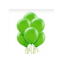 Metalik Yeşil Balon 12 İnç 10 Lu Yeşil Yeşil