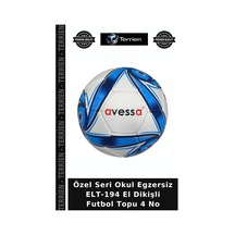Özel Seri Okul Egzersiz Elt-194 El Dikişli Futbol Topu 4 No Çok Renkli
