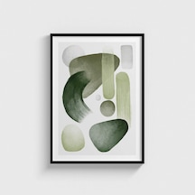 Green Bubble 2 Tablo Çerçeveli Poster Duvar Dekorasyonu Siyah Çerçeveli Tablo Siyah Çerçeveli Tablo Dn11d245sıyah