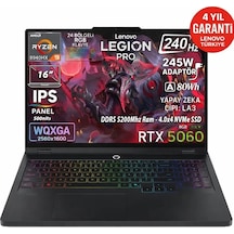 Lenovo Legion Pro 5 16ADR10 83LT005RTRAT11 R9-8940HX 16 GB 2 TB SSD RTX5060 16" W11H Dizüstü Bilgisayar