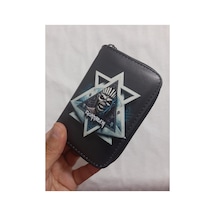 Owlbag Company Owl Bag Iron Maiden Desenli Tasarım Suni Deri Cüzdan Çok Renkli