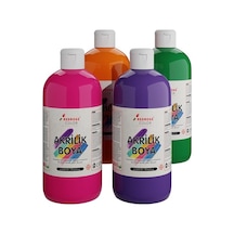 Ara Renkler Akrilik Boya 4'lü Set 4x500 Gr 0,15 L