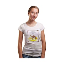 Camel Mirage Kadın Beyaz Tshirt