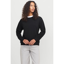 Jack & Jones Jxmadi Kadın Sweatshirt Siyah