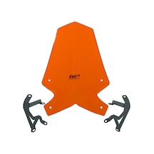 Gp Kompozit Ktm Duke 390 2017-2023 Uyumlu Ön Cam Turuncu 46cm
