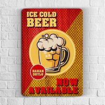 Bk Gift Kişiye Özel Beer Tasarımlı Retro Ahşap Duvar Levhası - 6 Kakgun010026