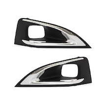 Peugeot - Sis Kapağı Sisli Sağ+ Sol Kromlu 3008 2016-