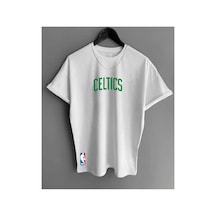 Blackjack Giyim Blackjackgiyim Erkek Beyaz Celtic Baskı Oversize Tshirt Beyaz