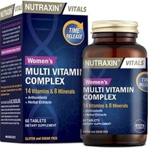 Nutraxin Multivitamin Mineral Kompleksi 60 Tablet - Kadınlara Özel