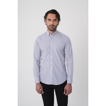 Bisse Uzun Kollu Paşa Yaka Regular Fit Erkek Siyah Cepsiz Gömlek Gmczg252110 C99 Siyah