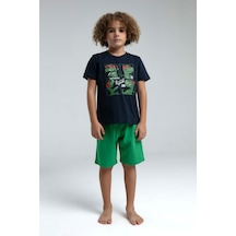 Rolypoly Erkek Çocuk Lacivert Bermuda Takım 5274-47584 Lacivert