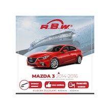 Rbw Mazda 3 Hb 2014-2016 Ön Muz Silecek Takımı