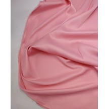 Açık Pembe Renkte Saten Kumaş En: 140cm-10743 Pembe