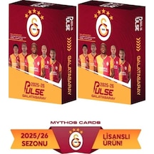 Galatasaray Pulse Lisanslı Futbolcu Kartları 2 Kutu 20 Adet 2025 - 2026 Sezonu