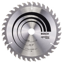 Bosch Optiline Wood 190x20/16 mm 36 Diş Daire Testere Bıçağı - 2608640613