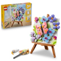 LEGO® Creator 3’ü 1 arada Çiçekli Tablo 31390 - 8+ Yaş için Çerçeve veya Palet ve Resim Olabilen Oyuncak Yapım Seti (348 Parça)