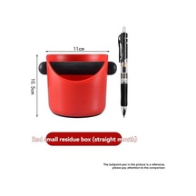 Pazly Kırmızı Barista Kahve Atık Kutusu - Dayanıklı Espresso Makinesi Aksesuarı Kırmızı