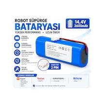 Robotuya Robolaser Uyumlu Robot Süpürge Pili 14,4v 2600mah