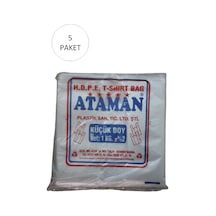 Kalın Şeffaf Atlet Poşet Küçük Boy 25x33 Cm 1 Kg 5 Paket-takriben 850 Adet