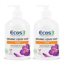 Ecos3 Organik Floral Sıvı Sabun 500 ML x 2