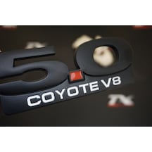Ford Mustang 5.0 Coyote V8 Bagaj Ikiz Turbo Amblem (548591436)