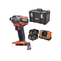 Aeg BSS18C3B3-602TC 2x6.0AH Çift Akülü Vidalama Plastik Çantalı - 4935500071