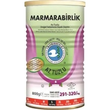 Marmarabirlik Az Tuzlu 291-320 KB S Siyah Zeytin Teneke 800 G