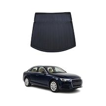 Audi A4 Sedan B9 2016+ Uyumlu Araca Özel Kauçuk Tpe Bagaj Havuzu Siyah