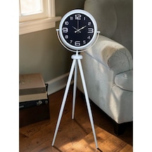 River World Ayaklı Saat Tripod Rengi Beyaz Tasarımı Kontrast Çok Renkli