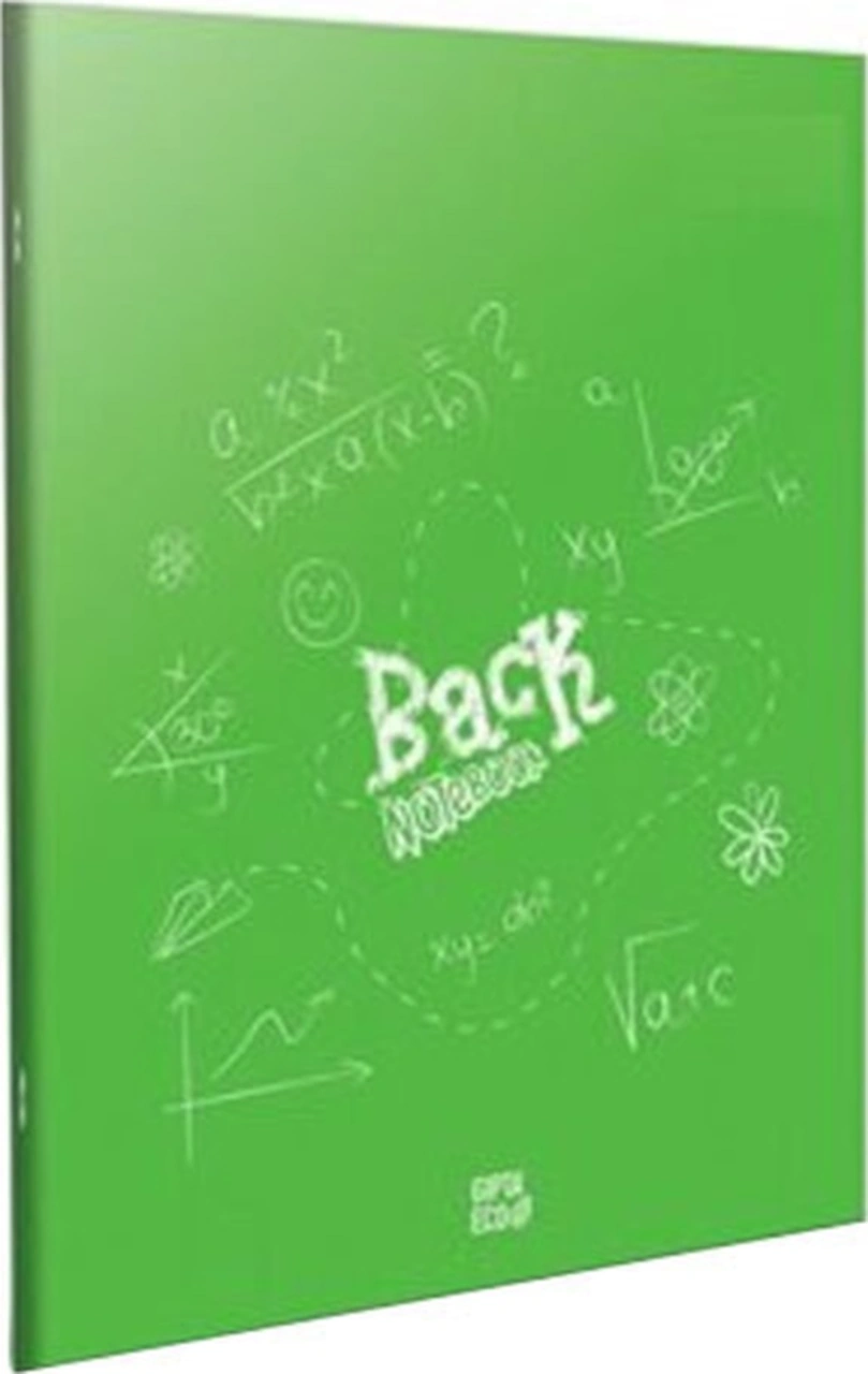 Eco Back Tel Dikiş Pp Kapak Defter A4 100 Yp Kareli 4988