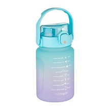 1000 Ml Motivasyon Matarası, Pipetli Ve Pipetsiz Kullanım