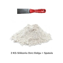 Spatula+beyaz Silikonlu Derz Dolgusu Ve Uygulama Seti 2 Kg Beyaz