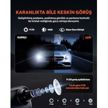 70mai S410 Dikiz Aynalı Araç İçi Kamera+ Rc15 Arka Kamera Seti