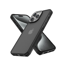 Apple, Uyumlu iPhone 13 Pro Max Kılıf Elegant Kapak - Siyah