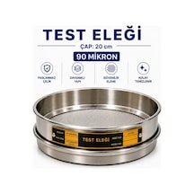 Test Eleği - Çap: 20 Cm 90 Mikron Paslanmaz Çelik