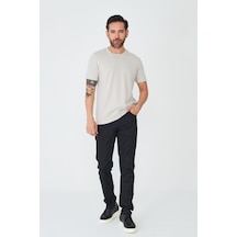 Siyah Tencel Kumaş Erkek Yazlık Chino Pantolon