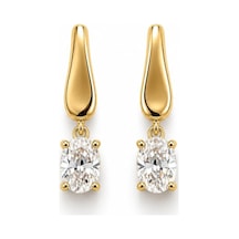 Çelik Taşlı Küpe Gold 91415441