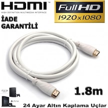 1.8M Metre Hdmi Kablo Ses Görüntü Full Hd 3D Lcd Pc Notebook