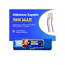 Philips Homerun 2000 Serisi Xu2000/26 Robot Süpürge 5000 Mah Batarya